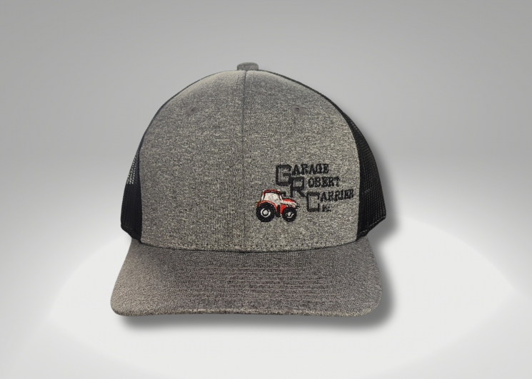 Casquette grise filet noir – Garage Robert Carrier Inc.