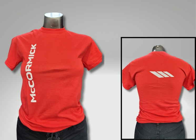 T-Shirt McCormick rouge – Adulte
