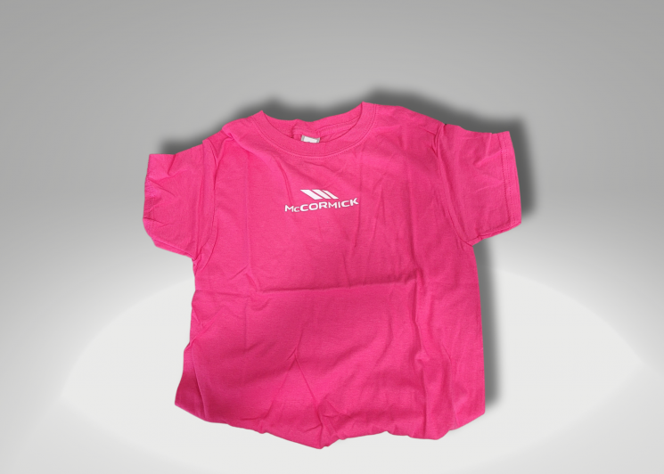 T-Shirt McCormick rose – bébé et enfant