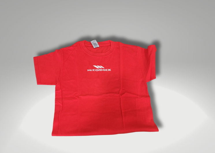 T-Shirt McCormick rouge – Enfant
